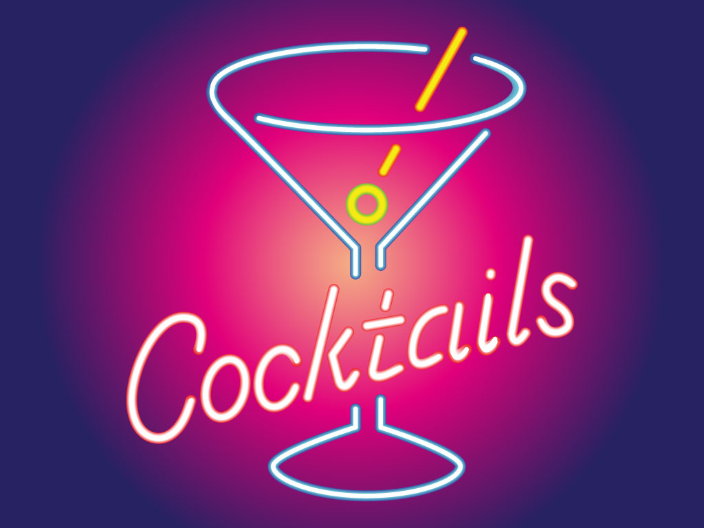 1024x768 Cocktail Neon