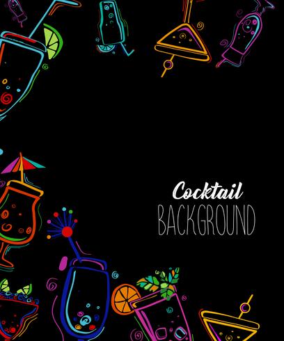 408x490 Cocktail Party Vector Illustration