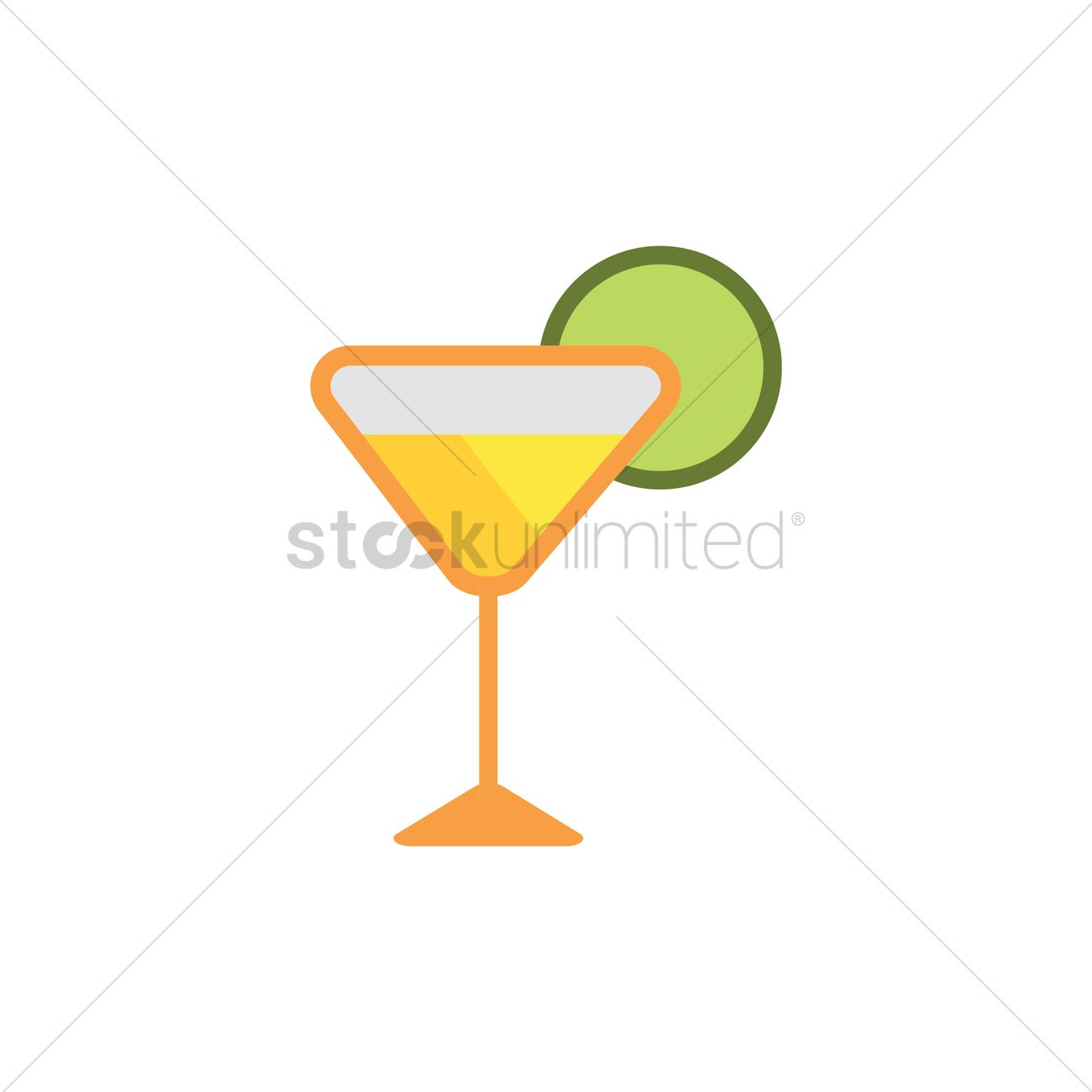 1300x1300 Cocktail Vector Image