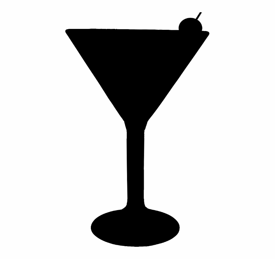 920x869 Cocktail Vector Silhouette