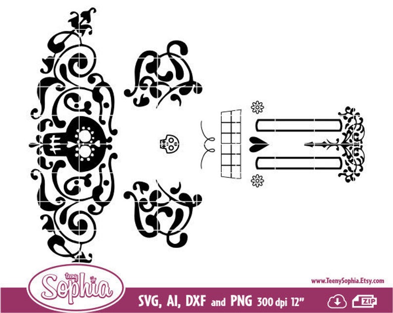 794x633 Disney Coco Movie Vector Guitar Ornament Clipart Cutting Etsy