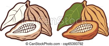 450x191 Icons Set Cocoa Beans Vector Illustration Of A Cocoa Bean Vector