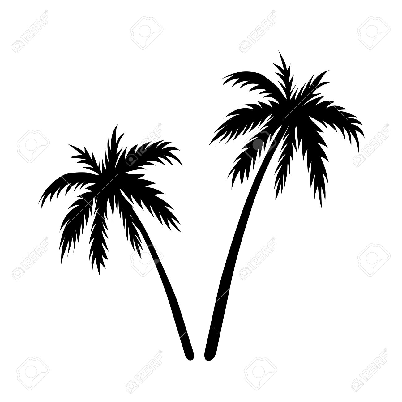 Collection Of 'coconut Tree Silhouette Vector' Download More Than 1300x1300 Collection Of 'coconut Tree Silhouette Vector' Download More Than