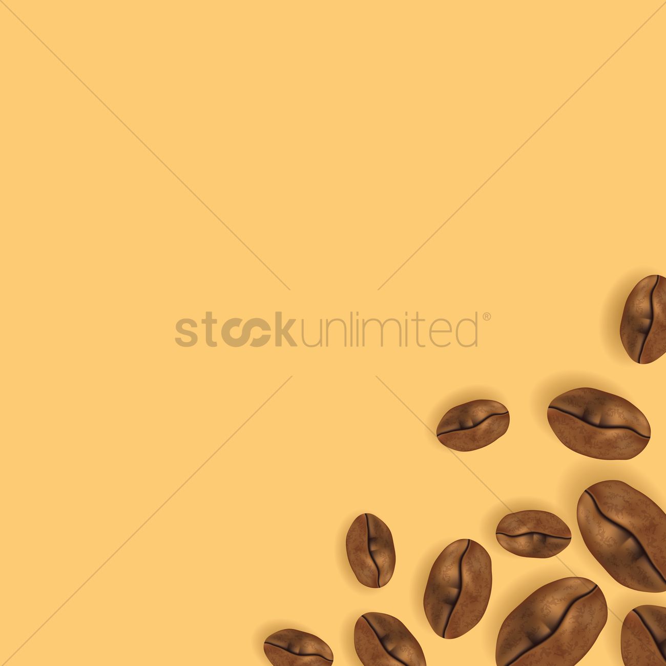 1300x1300 Coffee Background Design Vector Image