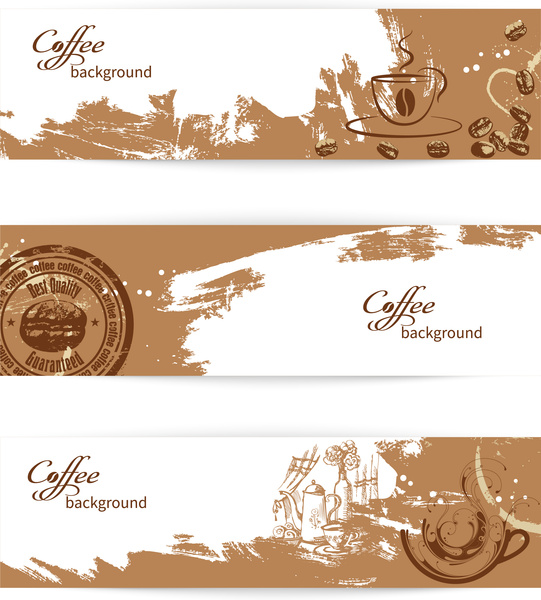 541x600 Coffee Banner Background Free Vector In Adobe Illustrator