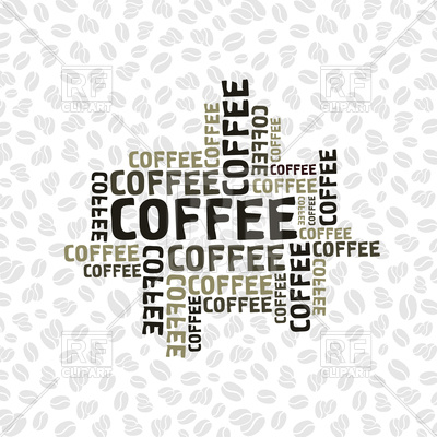 400x400 Coffee Theme Background Vector Image Of Backgrounds, Textures