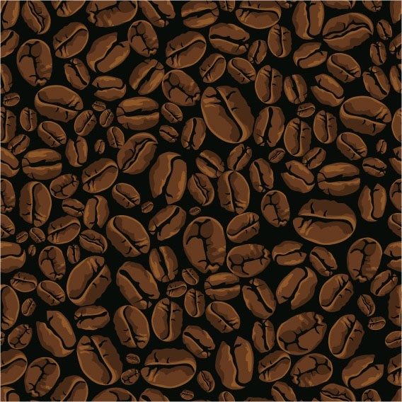 568x568 Vector Coffee Beans Background Free Vector In Encapsulated