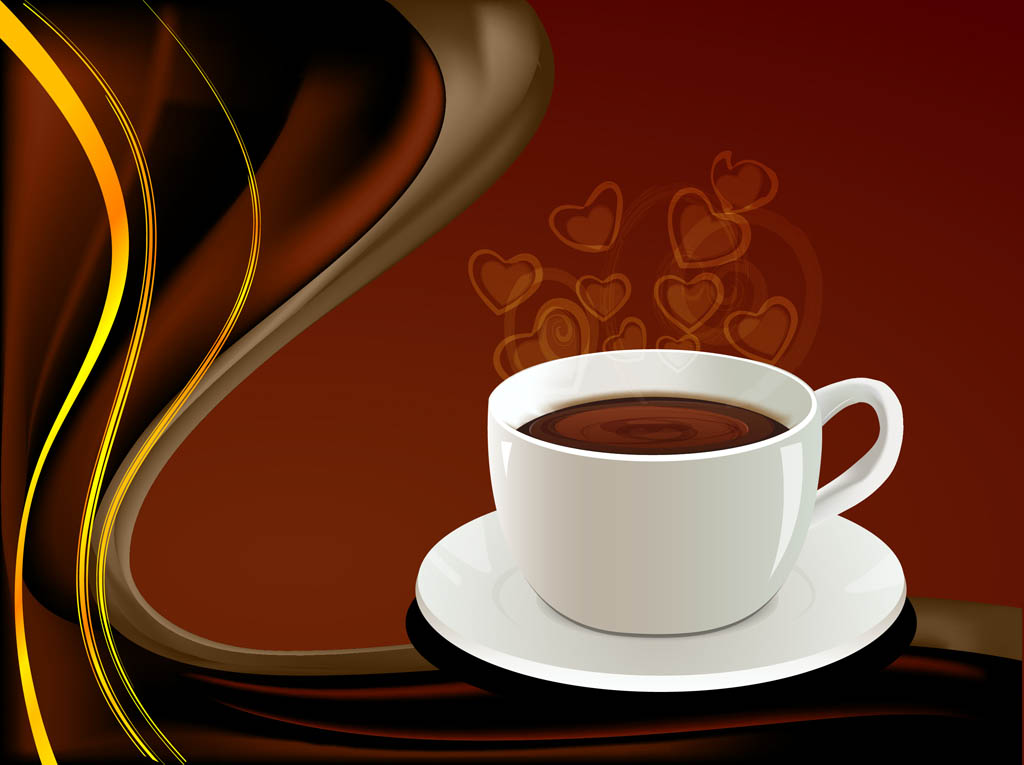 1024x765 Coffee Background Vector Art Graphics