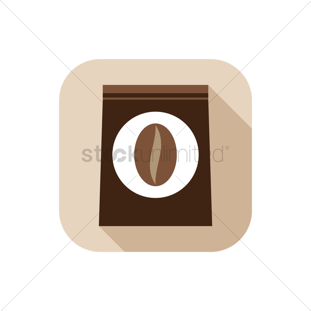 1300x1300 Coffee Bag Vector Image