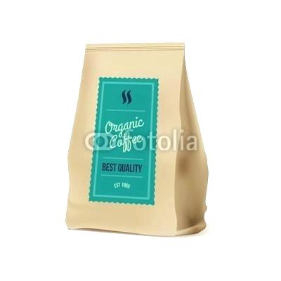 400x400 Coffee Bag Template