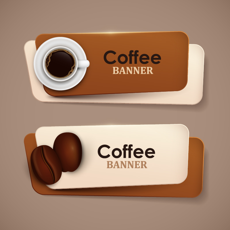 Creative Coffee Banners Vector Free Download 800x800 Creative Coffee Banners Vector Free Download