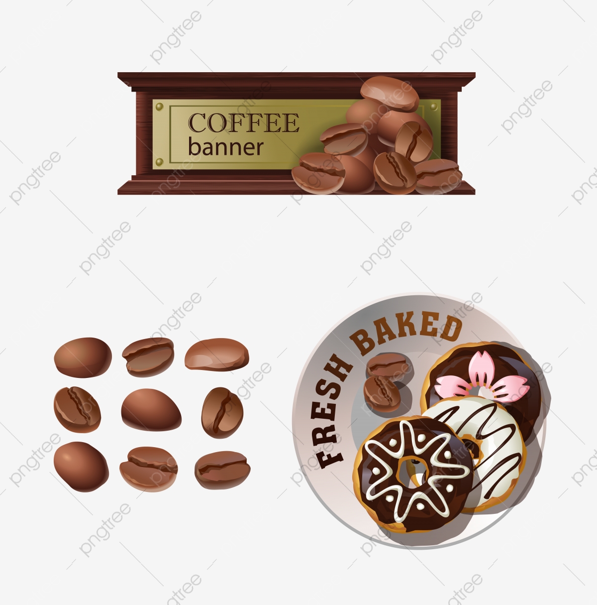 Set Of Vector Illustrations On A Coffee Theme Banner Badge Sticker 1200x1215 Set Of Vector Illustrations On A Coffee Theme Banner Badge Sticker