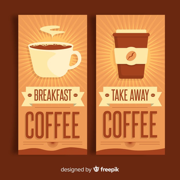 Sunburst Coffee Banner Vector Free Download 626x626 Sunburst Coffee Banner Vector Free Download