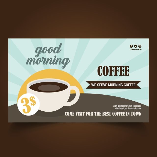 Coffee Banner Best Design Inspiration Coffee Poster 640x640 Coffee Banner Best Design Inspiration Coffee Poster