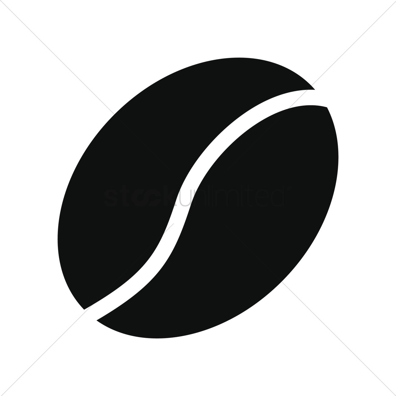 Coffee Bean Vector Image 1300x1300 Coffee Bean Vector Image