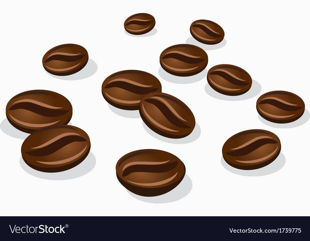 1000x780 Coffee Bean Vector Free Coffee Beans Royalty Free Vector Image