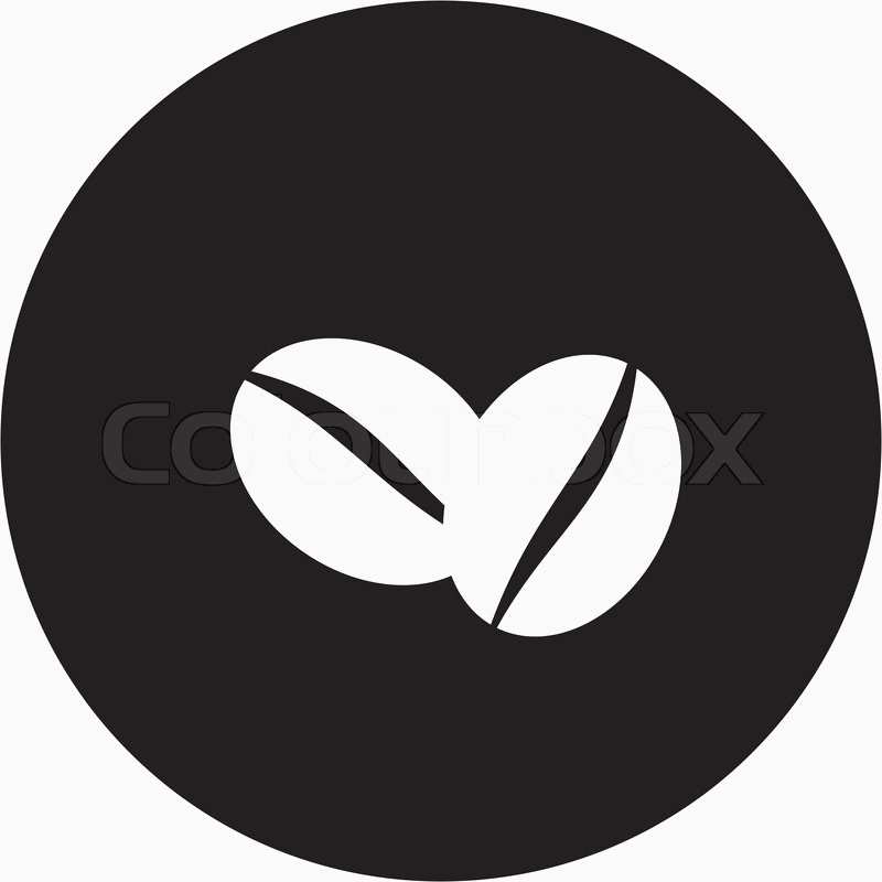 800x800 Coffee Bean Vector Free Coffee Beans Symbol Stock Vector