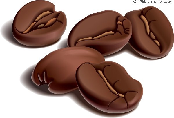 600x407 Close Up Of Coffee Beans Vector Material My Free Photoshop World