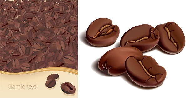 594x314 Vector Coffee Beans And Coffee Posters Free Vector In Encapsulated
