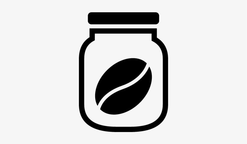 820x481 Coffee Bean Inside A Jar Vector