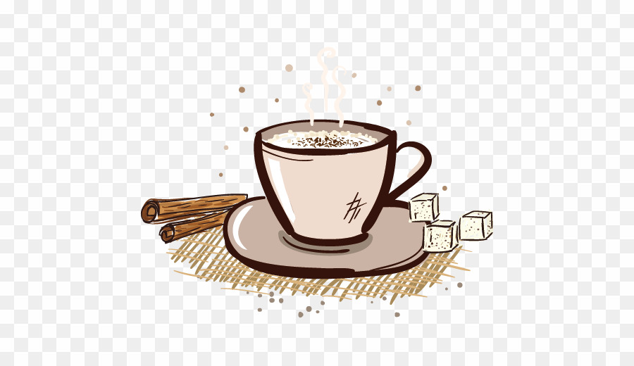 900x520 Vector Coffee Tea Png Latte Coffee Clipart Download