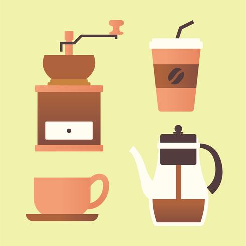 490x490 Coffee Clipart Set