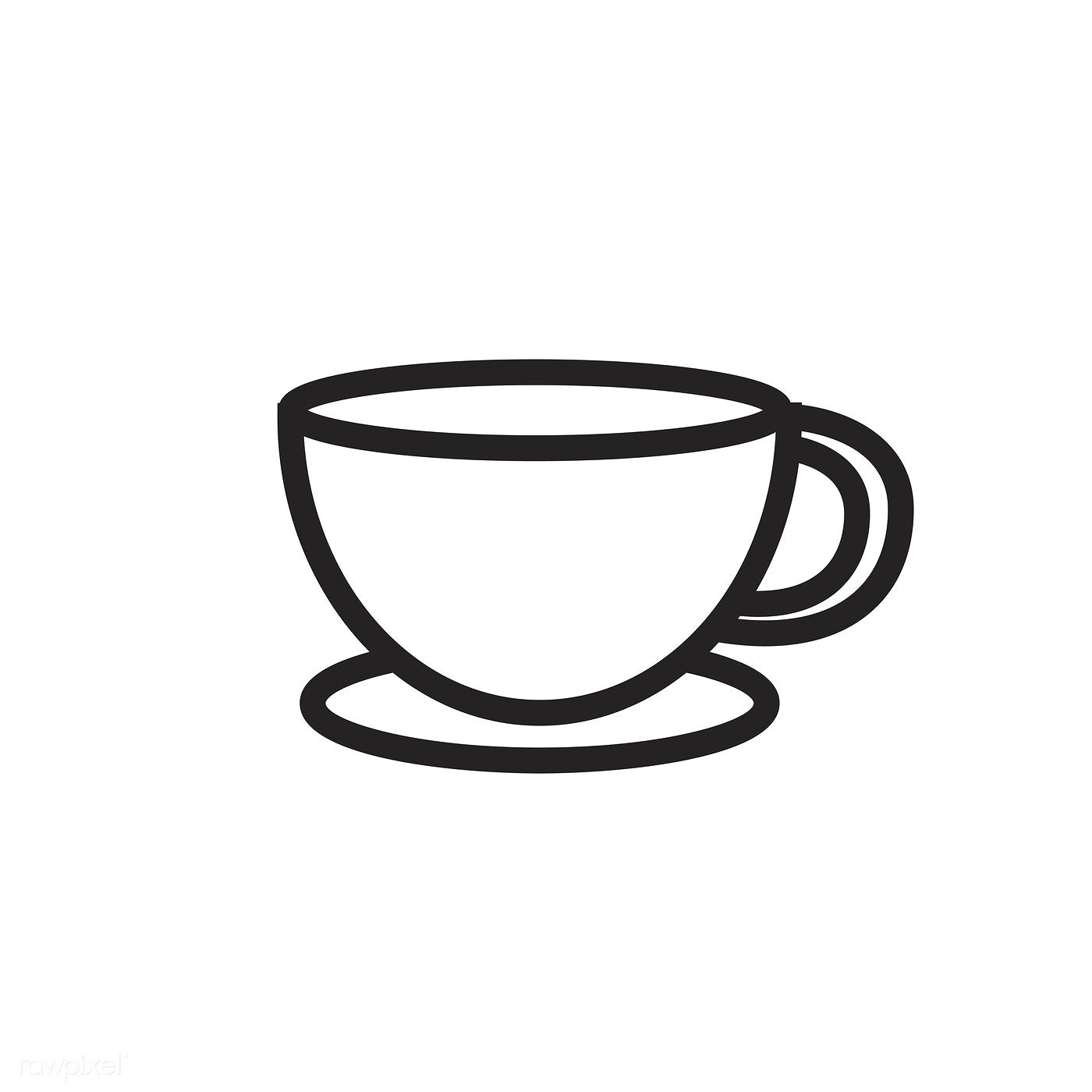 1400x1400 Coffee Cup Icon Vector Free Image