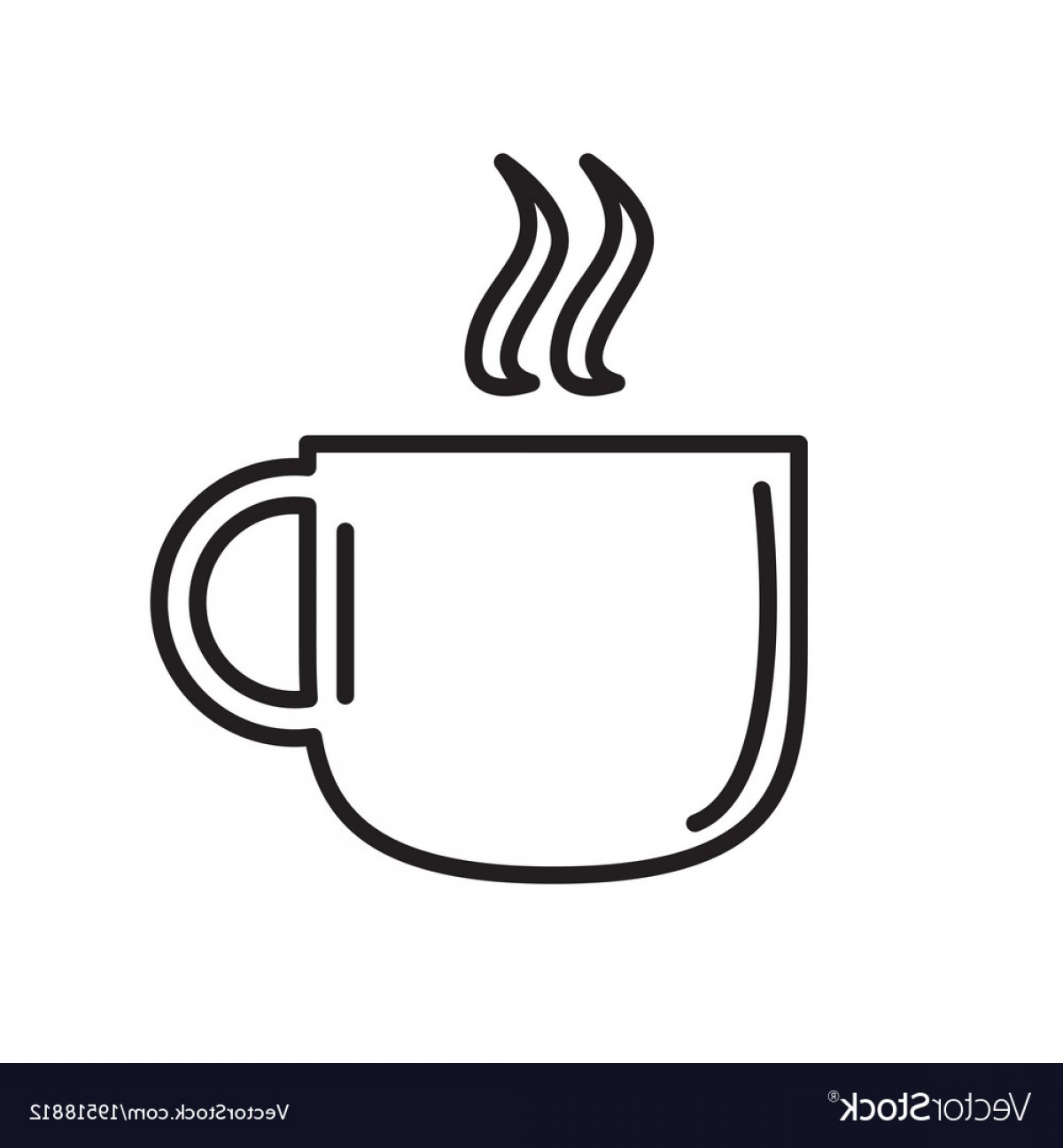 Download Coffee Cup Outline Vector at Vectorified.com | Collection of Coffee Cup Outline Vector free for ...