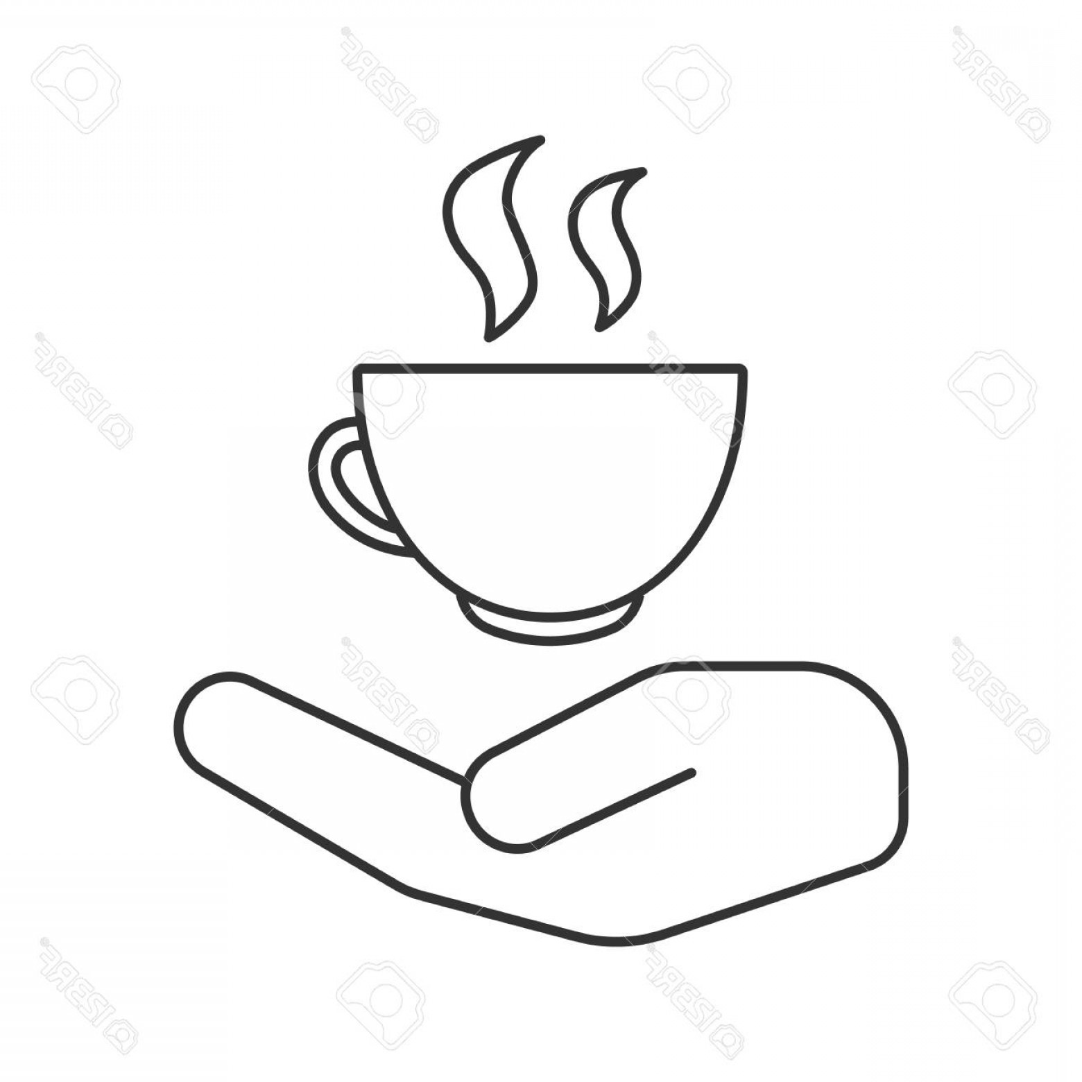 1560x1560 Teacup Outline Vector Hoodamath