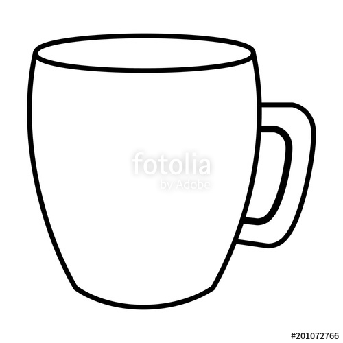 Download Coffee Cup Outline Vector at Vectorified.com | Collection ...