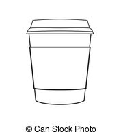 180x195 Coffee Cup Outline Clipart