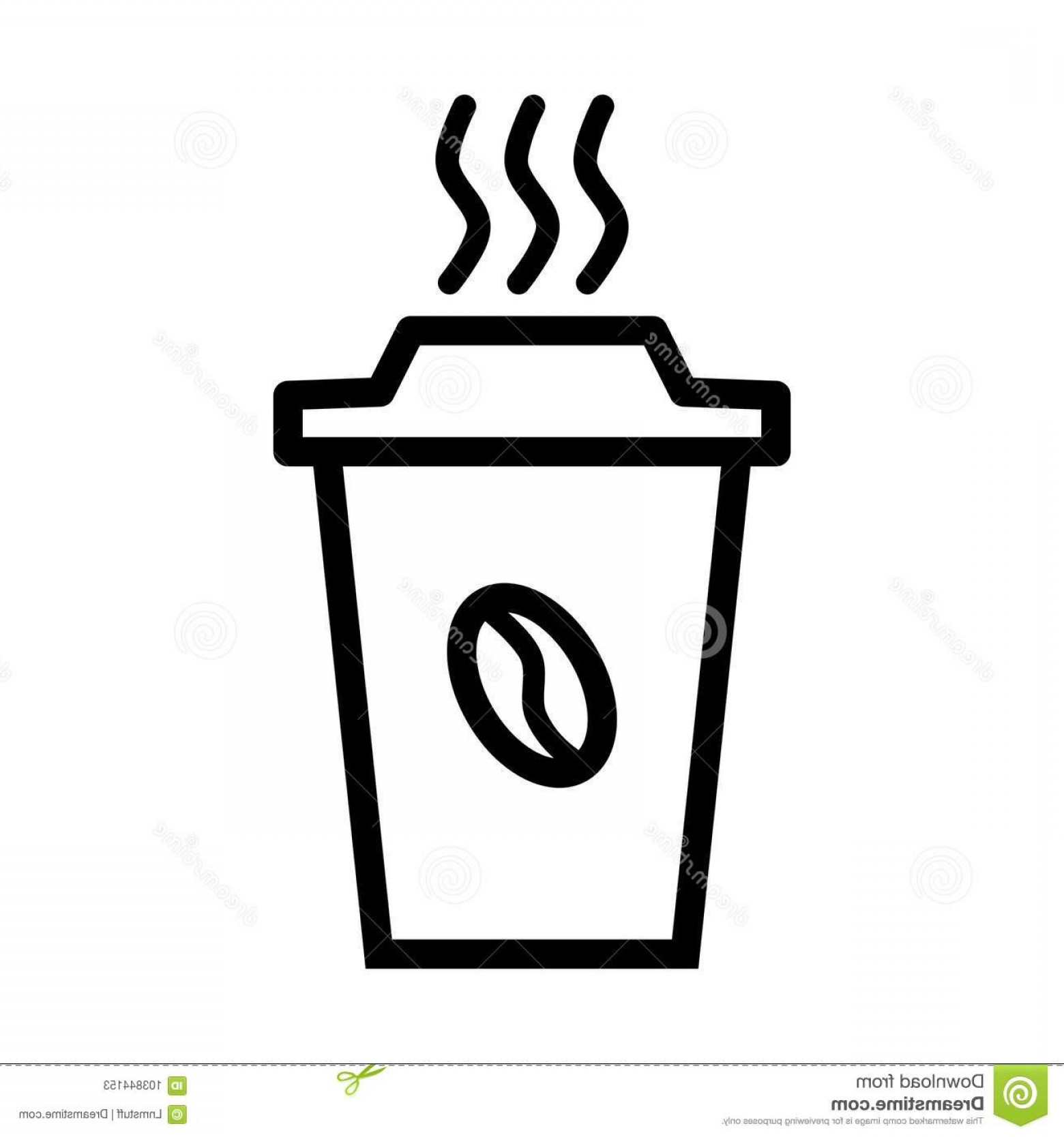 1560x1668 Coffee Cup To Go Icon Vector Simple Flat Style Illustration Coffee