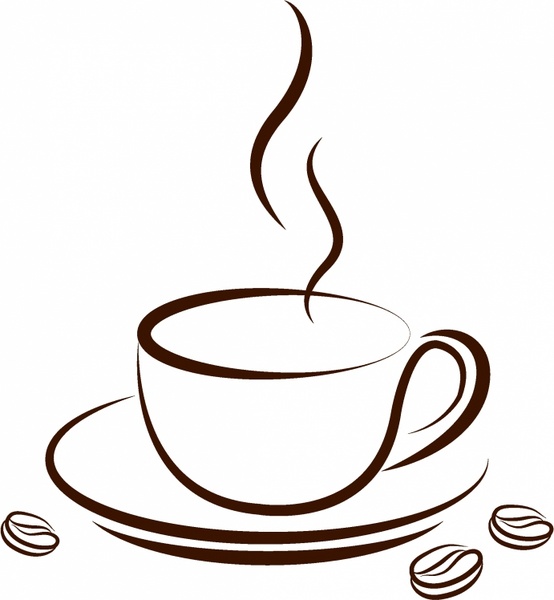 Cup Of Coffee Free Vector In Adobe Illustrator 554x600 Cup Of Coffee Free Vector In Adobe Illustrator