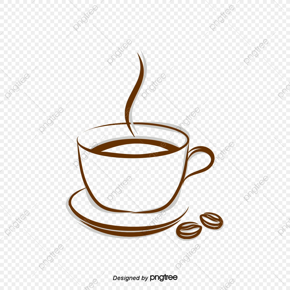 1200x1200 Vector Gray Creative Coffee Cup, Vector Coffee Cups, Gray Coffee