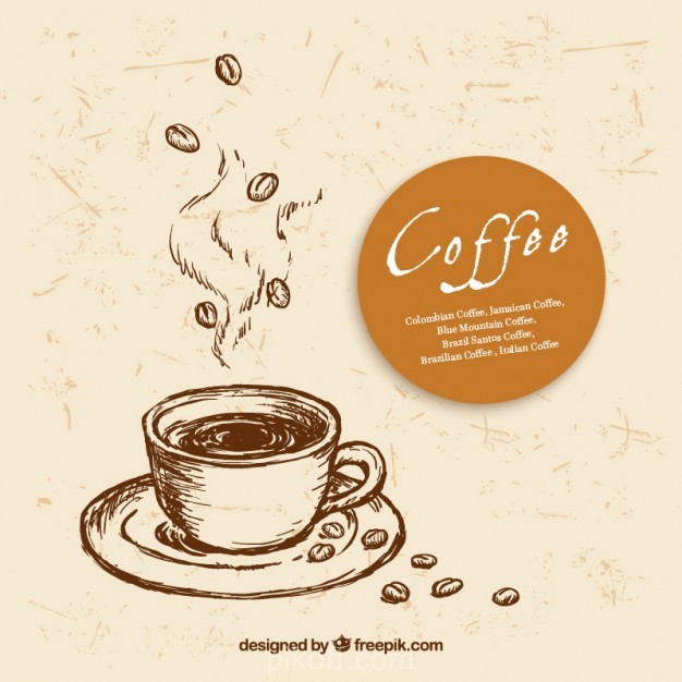 626x626 Hand Drawn Coffee Cup Vector Free Download