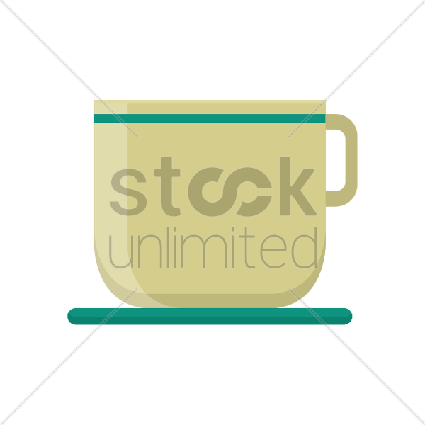 600x600 Coffee Cup Vector Image