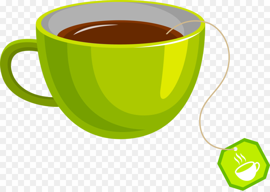 900x640 Green Tea Cup Vector Png Green Tea Clipart Download
