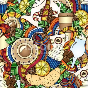 Hand Drawn Coffee Doodle Vector Design Premium Clipart 300x300 Hand Drawn Coffee Doodle Vector Design Premium Clipart