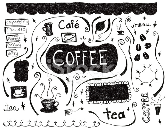 Coffee Doodles Stock Vector 561x439 Coffee Doodles Stock Vector