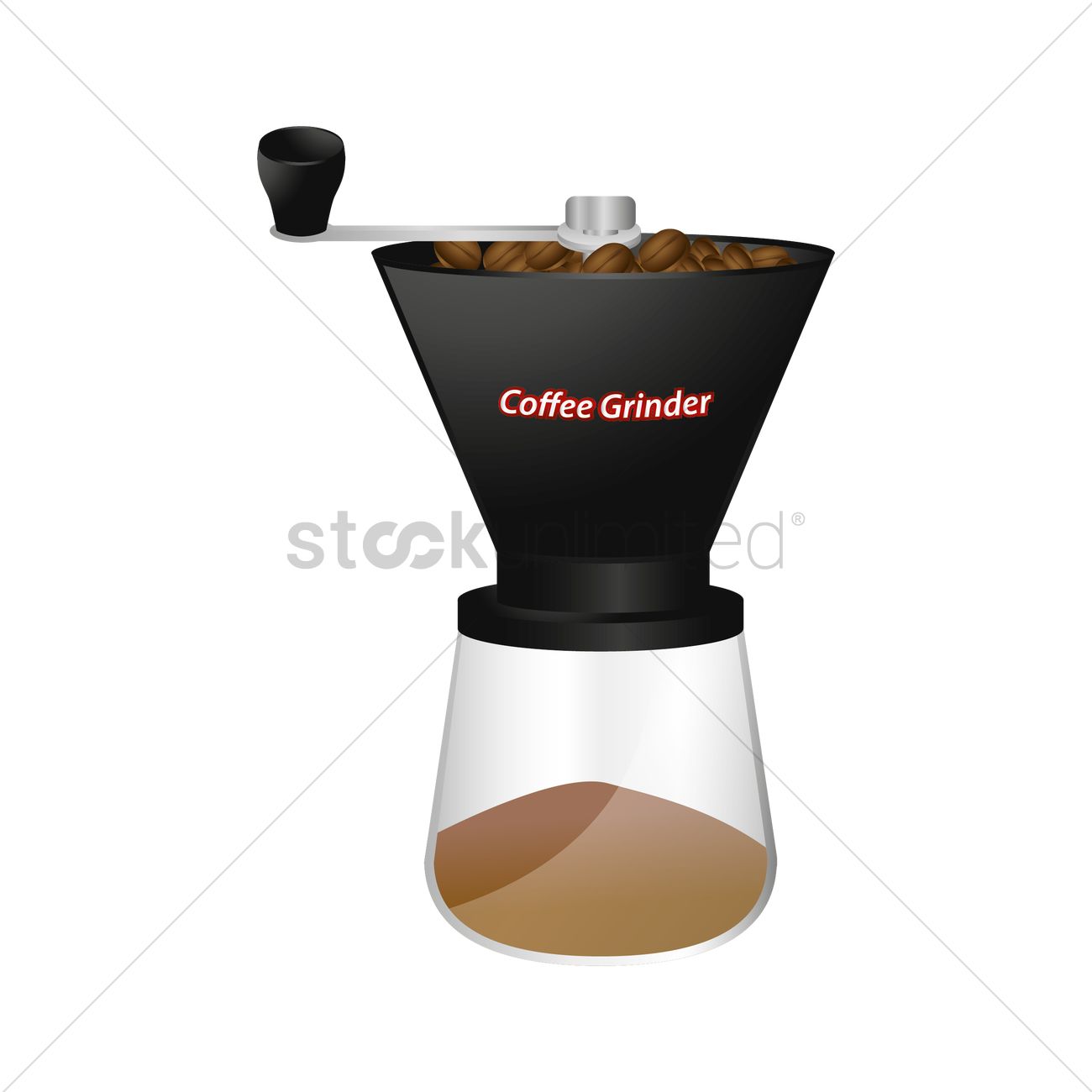 1300x1300 Coffee Grinder Vector Image