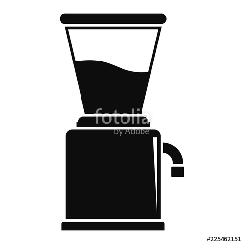 500x500 Modern Coffee Grinder Icon Simple Illustration Of Modern Coffee