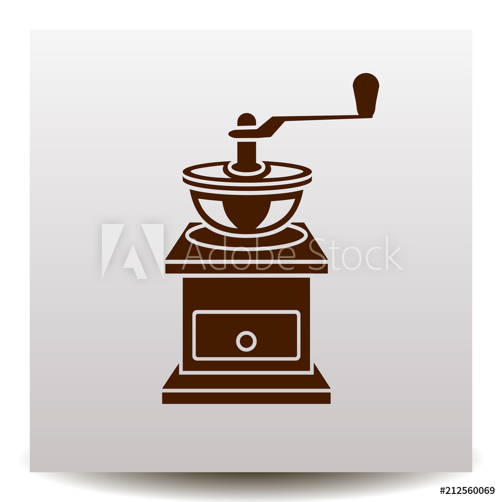 1000x1000 Photo Art Print Coffee Grinder Vector Icon Europosters