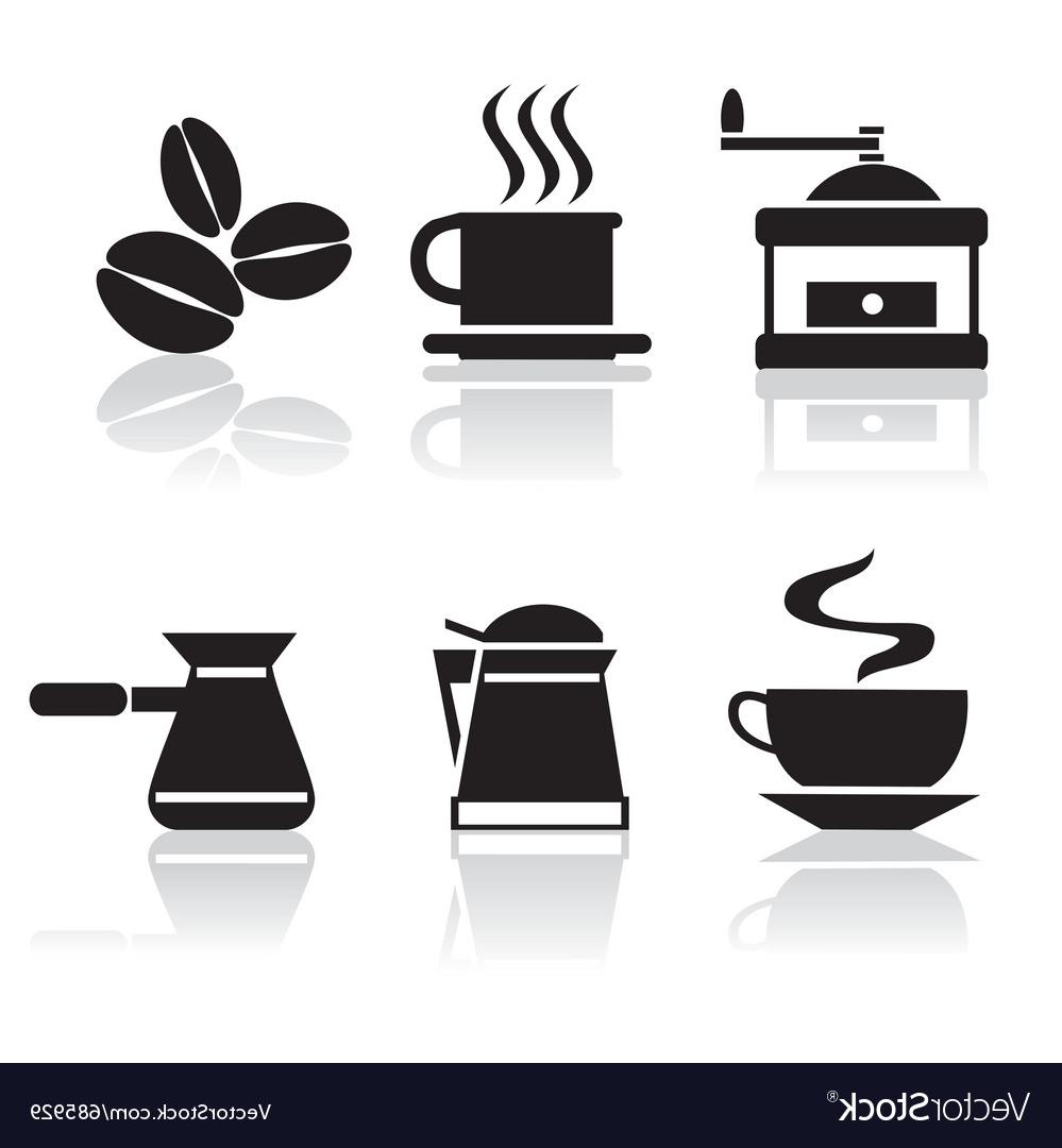 999x1080 Unique Coffee Icon Vector Drawing Vector Images Design