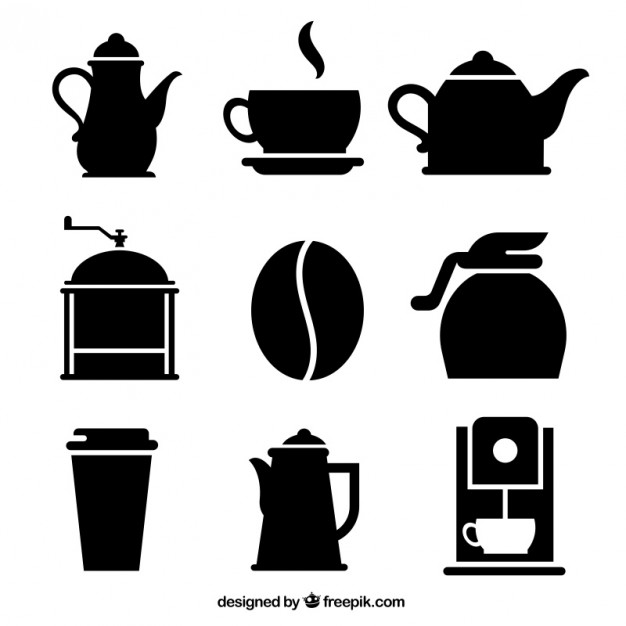 626x626 Variety Of Coffee Icons Vector Free Download