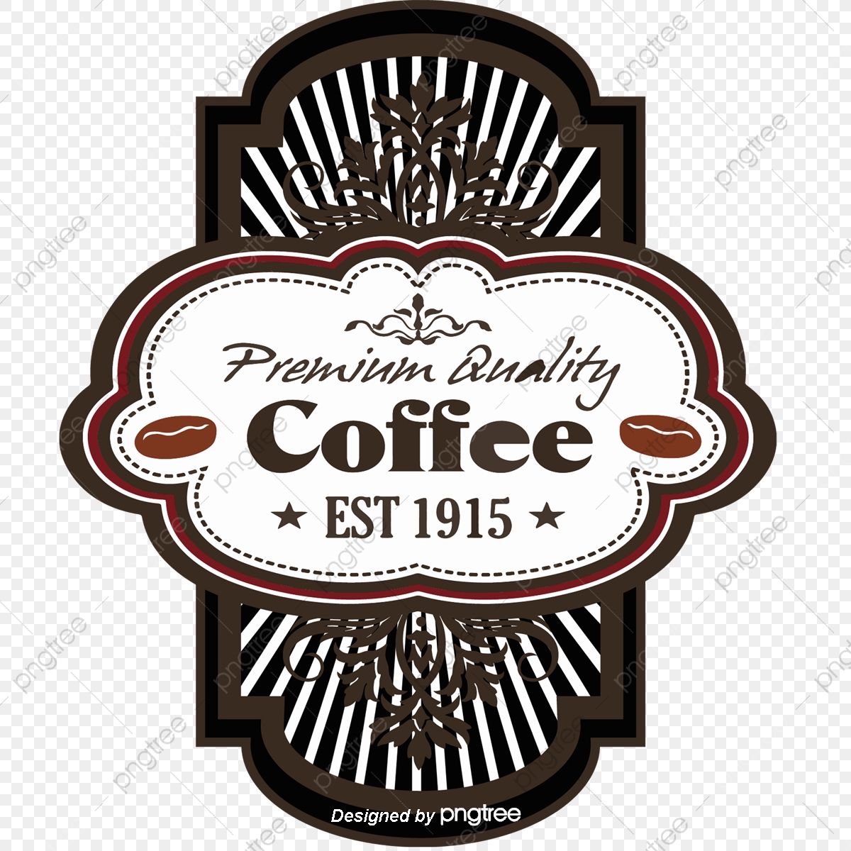 1200x1200 Coffee Label Element Vector, Coffee Vector, Label Vector, Coffee