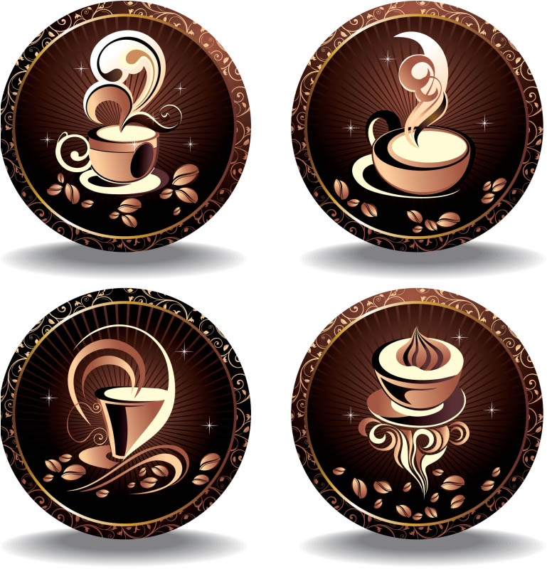 769x800 Elegant Coffee Labels Vector Vector Graphics Blog