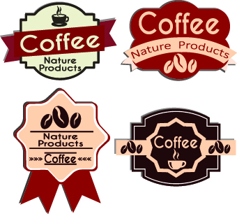 340x306 Best Vintage Coffee Labels Vector Free Download