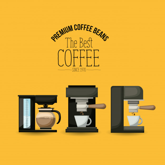 Coffee Machines Vector Premium Download 626x626 Coffee Machines Vector Premium Download