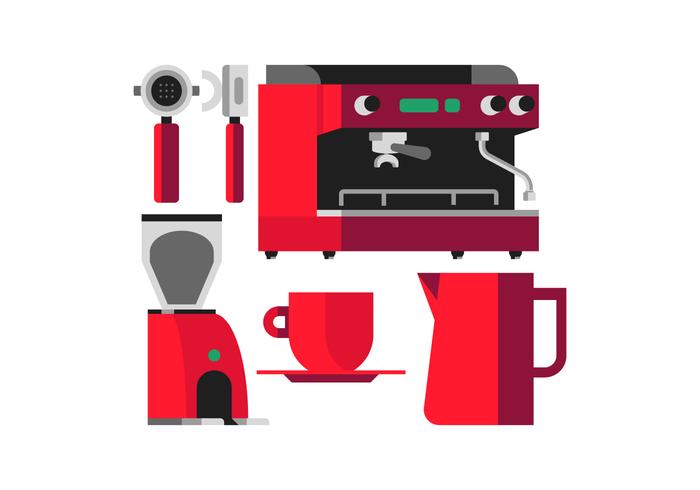 Vector Coffee Machine 700x490 Vector Coffee Machine