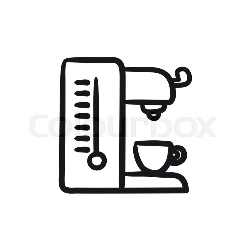 Coffee Maker Vector Sketch Icon Stock Vector Colourbox 800x800 Coffee Maker Vector Sketch Icon Stock Vector Colourbox
